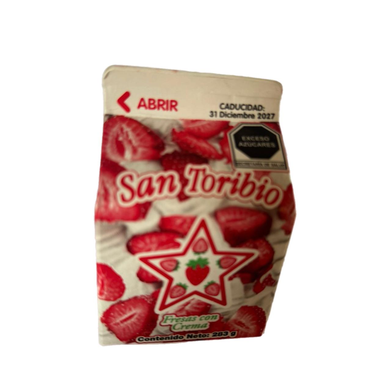 Fresas con Crema Toribio caja con 24 piezas