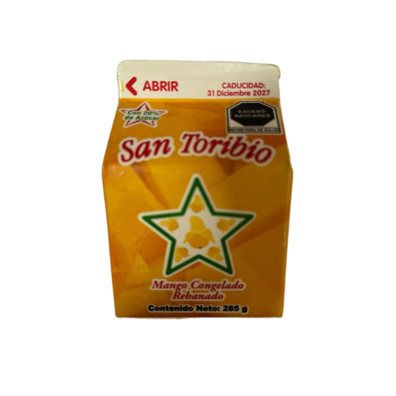 Mango Congelado Rebanado Toribio caja con 24 piezas